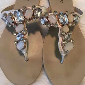 Lovely Jeweled Sandals